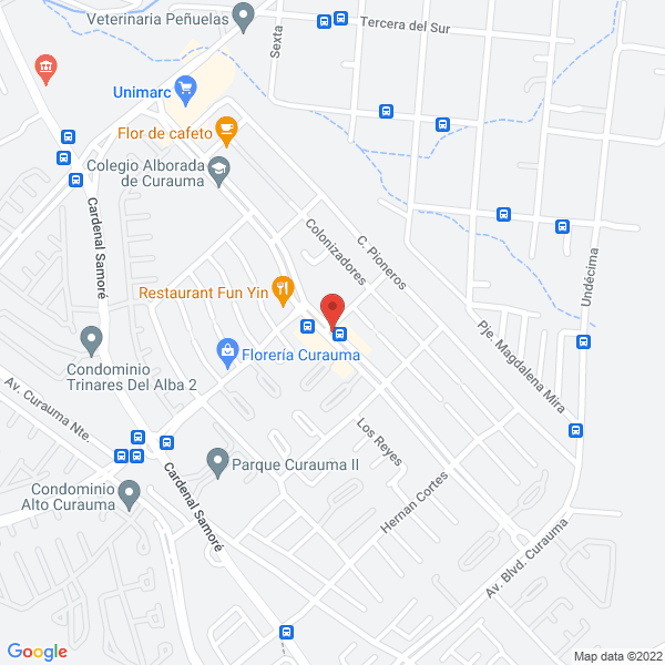 Map of Jardín Infantil y Sala Cuna Pequeños Pioneros