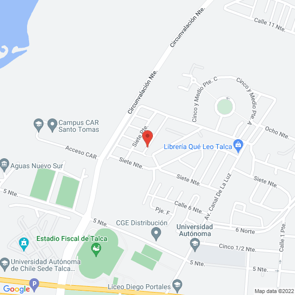 Map of Jorge Renato Moller Labrana