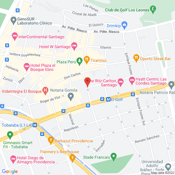 Map of Jsa Asesores en Seguridad Chile Limitada