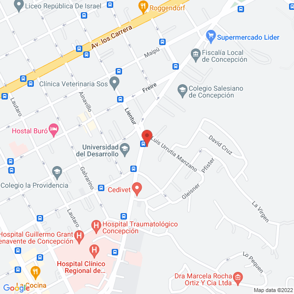 Map of Arte & Cortinajes