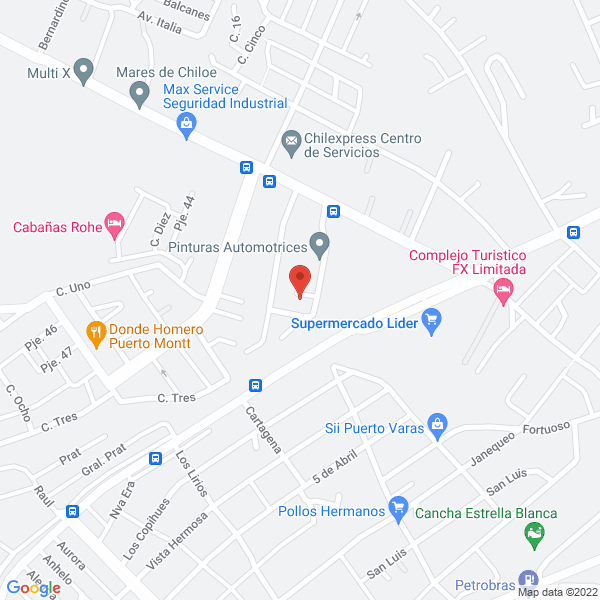 Map of Abastible Cardonal