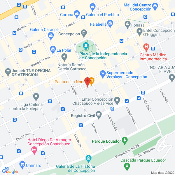 Map of Asesorías Previsionales Cecilia Fierro Oliva