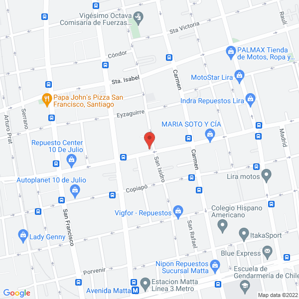 Map of Repuestos Mac