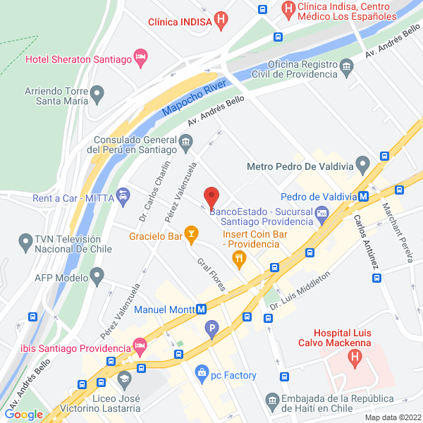 Map of A y G Electrónica Ltda.