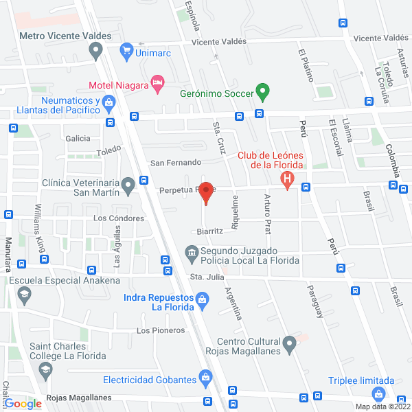 Map of Asistencia Cold House