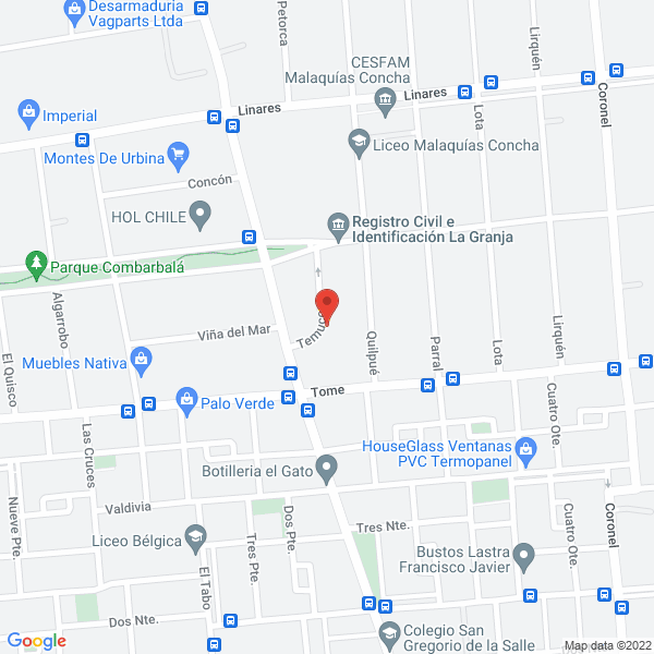 Map of Adán Grúas