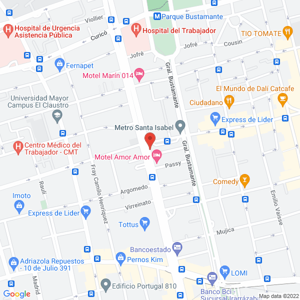 Map of A.A.A. Radio Taxi El Golf