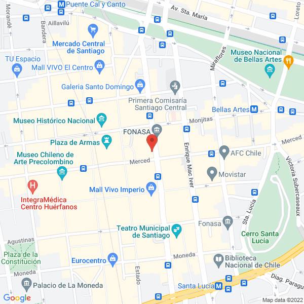 Map of Agencias de Aduanas Humberto Escobar Rosende y Cía. Ltda.