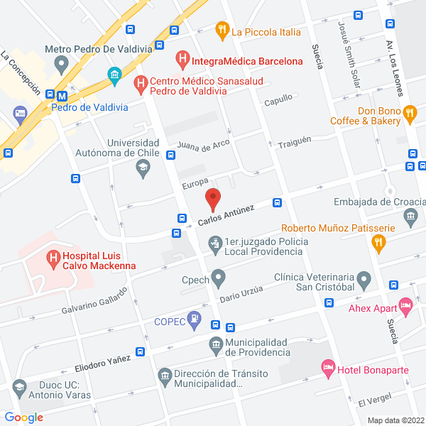 Map of Asociación Nacional de La Prensa A.G.
