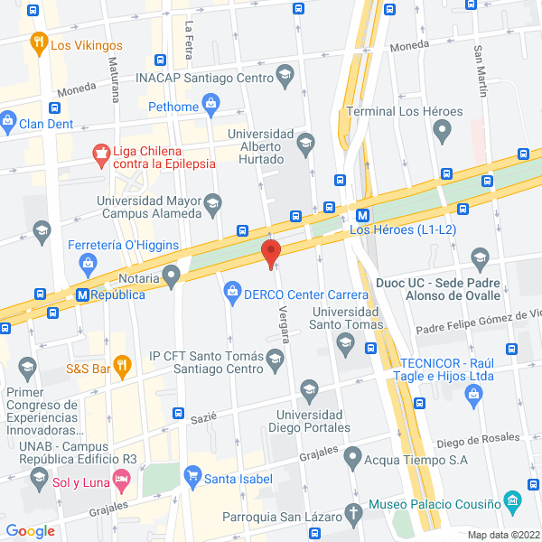 Map of Agencia de Aduana Agustín Mascareño M. y Cía. Ltda.