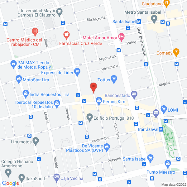 Map of Automotriz San Fernando