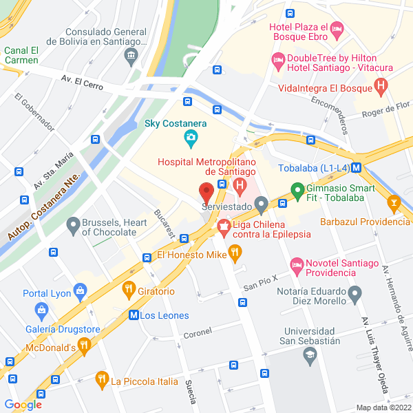 Map of Asociación Gremial Nacional de Productores de Semillas, Anpros