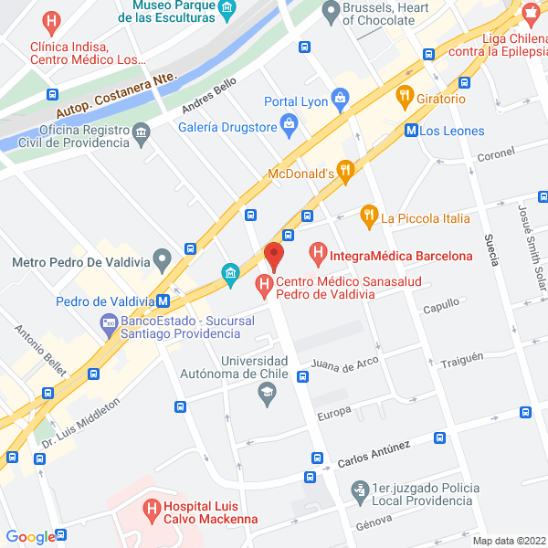 Map of Apart Hotel Dosprovidencia