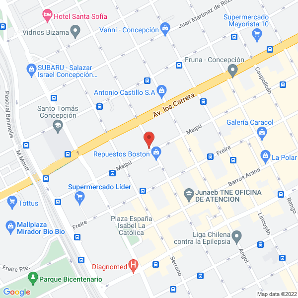 Map of Automotriz San Pablo