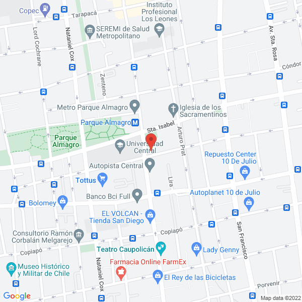 Map of Agencia de Aduana Eva Salazar Vargas