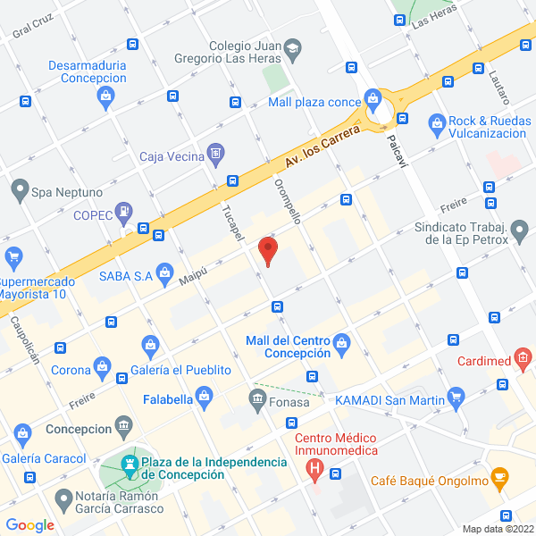 Map of Alcantarillado Lincoln Smith