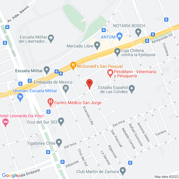 Map of Agrícola Citripal Ltda.