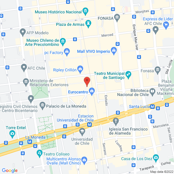 Map of Asesorías Jara y Murillo Ltda.