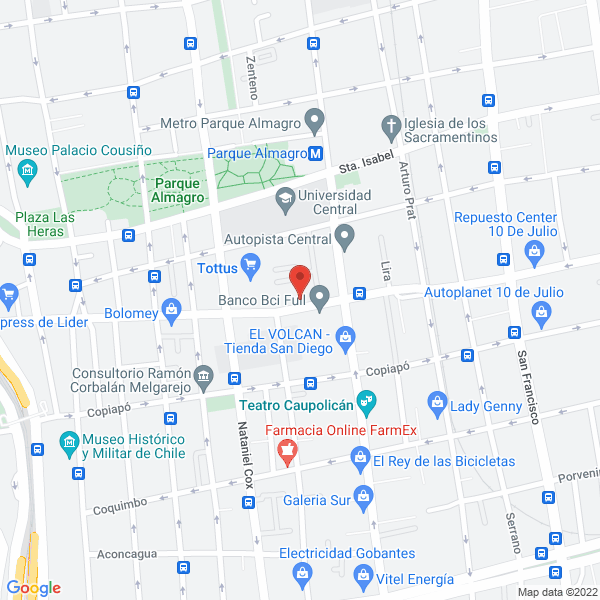 Map of Alcados.cl