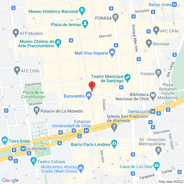 Map of Agencia de Aduana Patricio Larrañaga y Cía. Ltda.