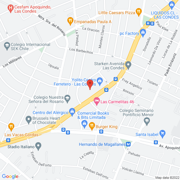 Map of All Servicio Técnico Las Condes Ltda.