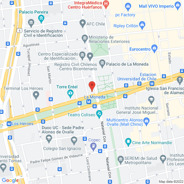 Map of A. I. Azul