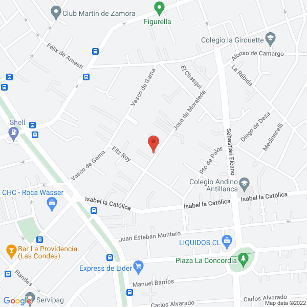 Map of Aquarela Jardín Infantil y Sala Cuna