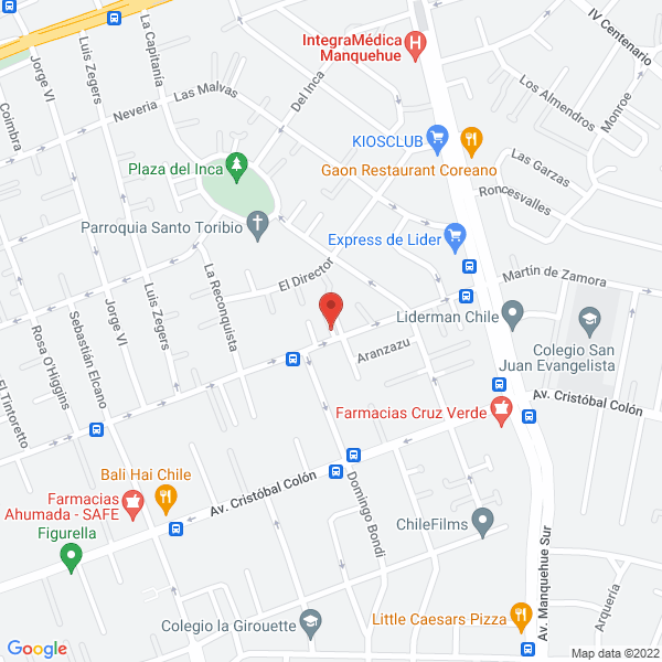 Map of Araya Arancivia, Cecilia