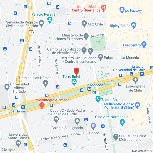 Map of Az Propiedades