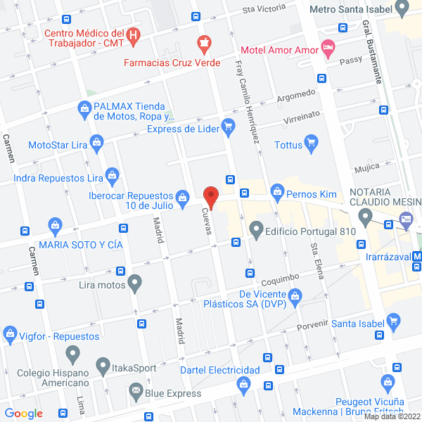 Map of Auto - Limp