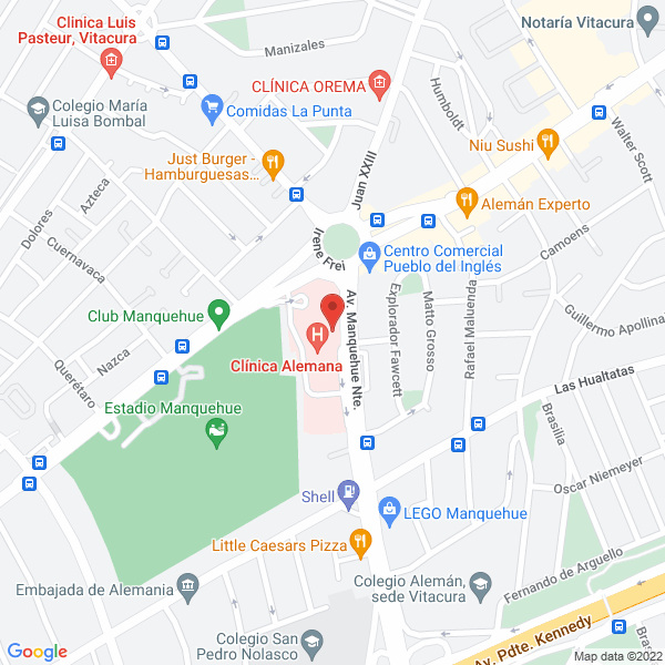 Map of Agrupación Asistencia Medinose