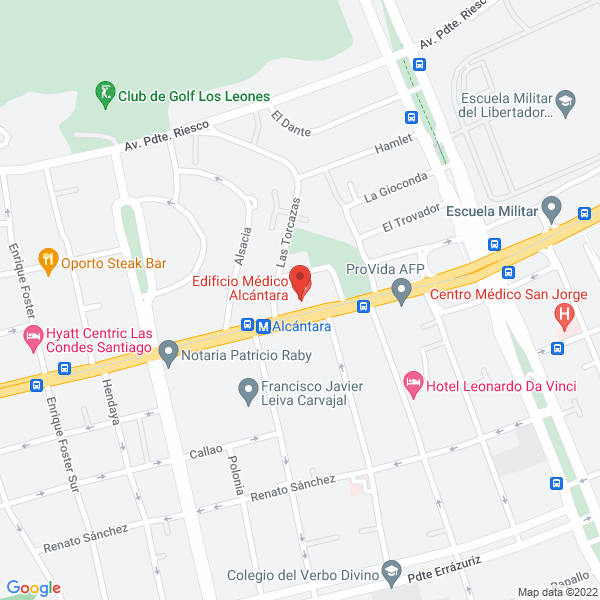 Map of Agrupación Especialista UC