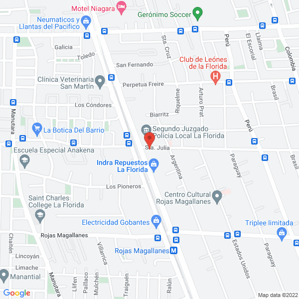 Map of A Todo Vajilla