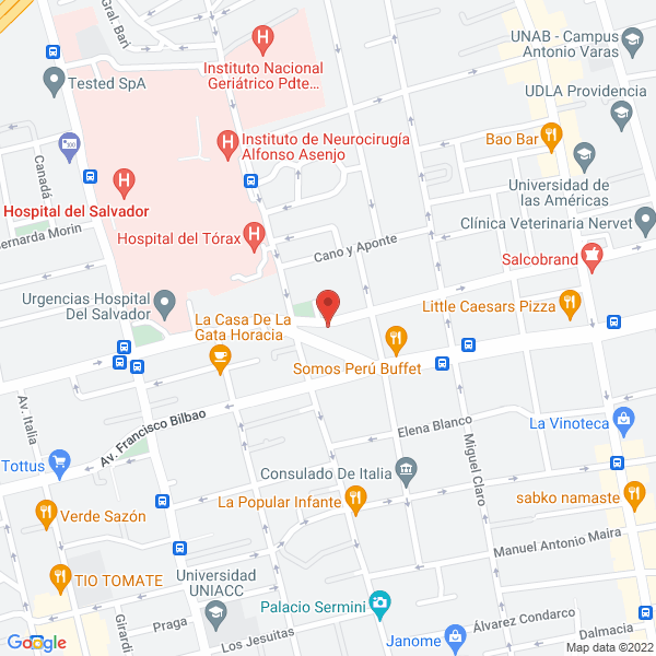 Map of Artistika Taller