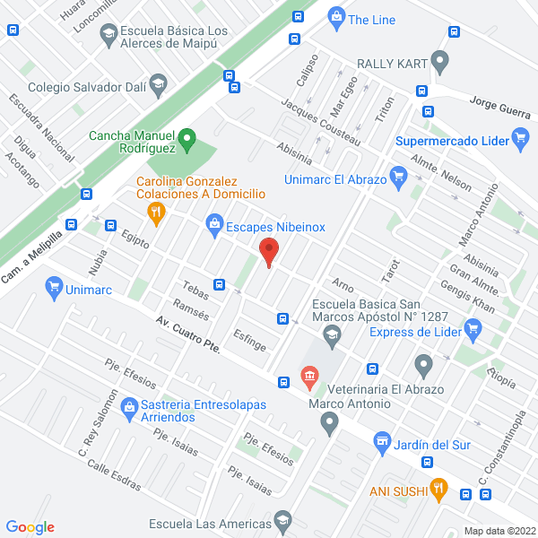Map of Aljibes y Transportes Cafu Ltda.