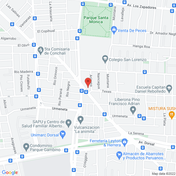 Map of Agro Uno
