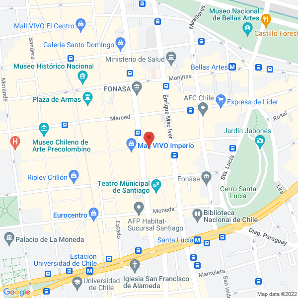 Map of AICC Computación Ltda.