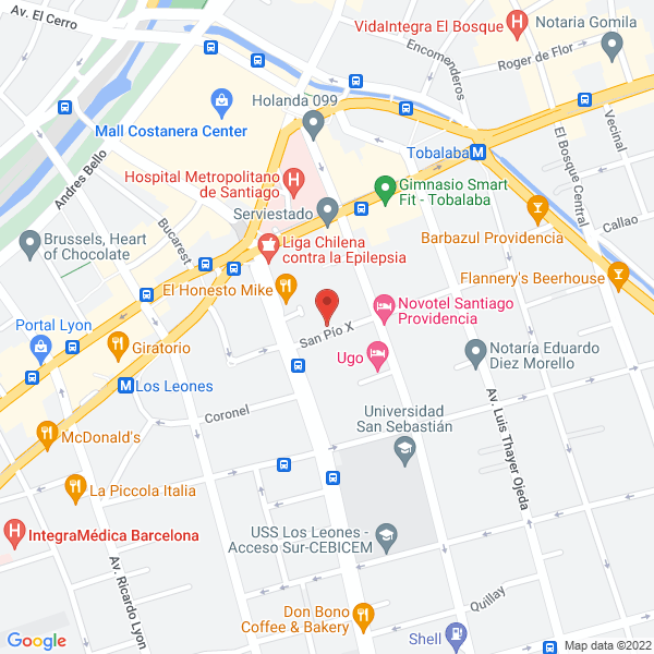 Map of AMR Auditores Consultores SPA