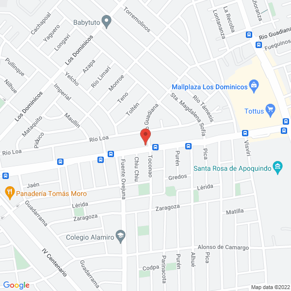 Map of Andover S.A.