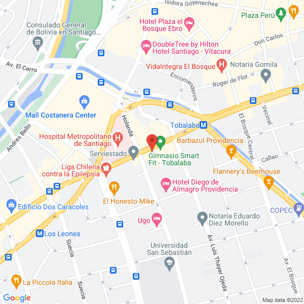Map of Arabesca Chile Ltda.