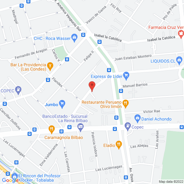 Map of Asesoría e Inversiones K y V Ltda.