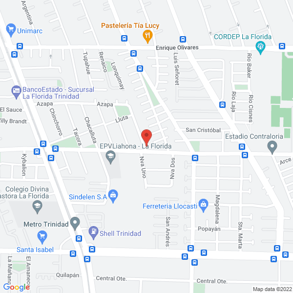 Map of Asinrep Ltda.
