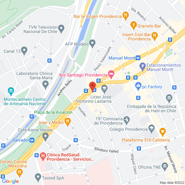Map of Asesorías y Capacitación Altus Ltda.