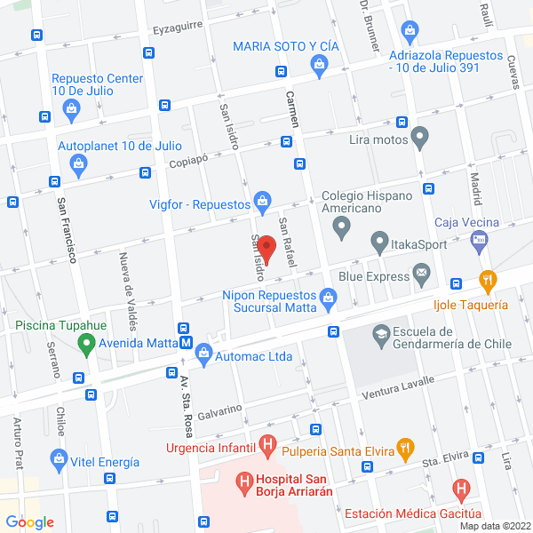 Map of Autozava