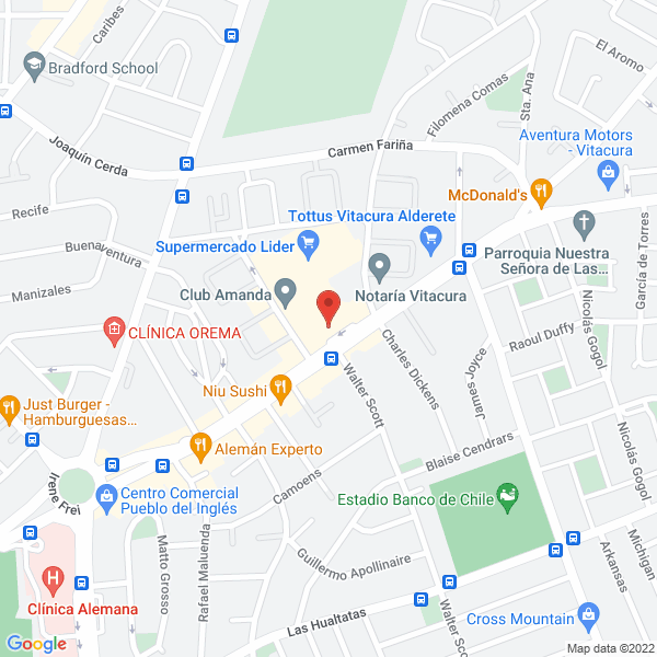 Map of Arrayanes Áreas Verdes Ltda.