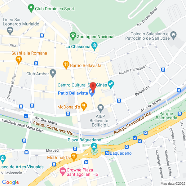 Map of Academia de Actuación Fernando González Mardones