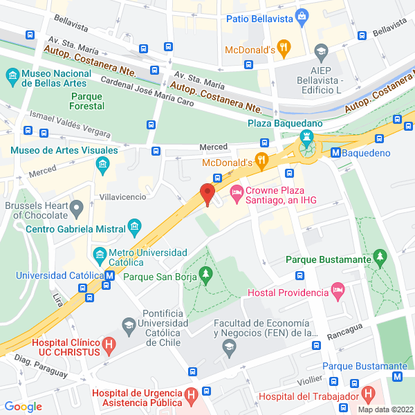 Map of Academia de Música El Centro