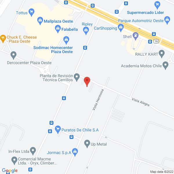 Map of A Novo Andes S.A.