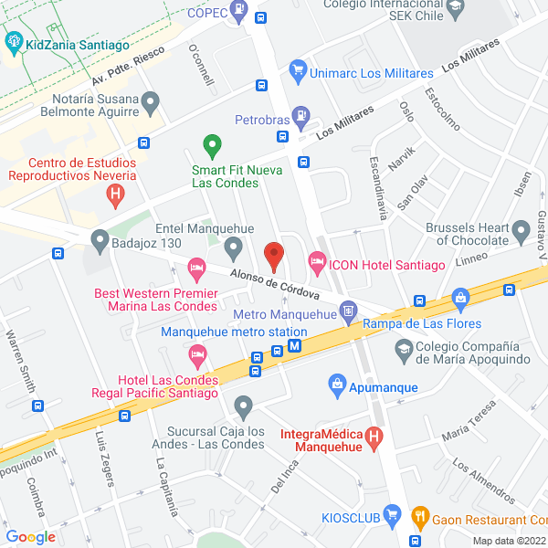 Map of AFS Chile Ltda.