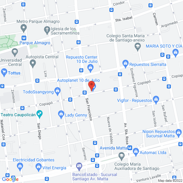 Map of Autoradio Japón Ltda.